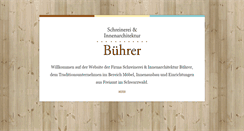 Desktop Screenshot of buehrer-schreinerei.de
